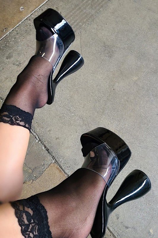 Women's Platform Chunky High Heel Open Toe Sandals Inje By Cape Robbin