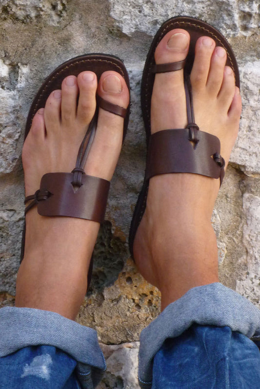 Toe Ring Handcrafted Women's Leather Sandal