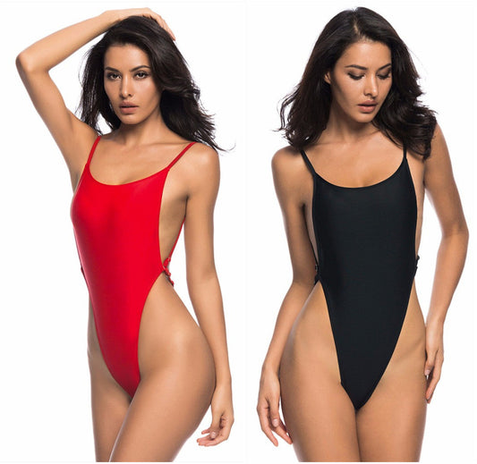 Sexy Backless One-Piece Swimsuit