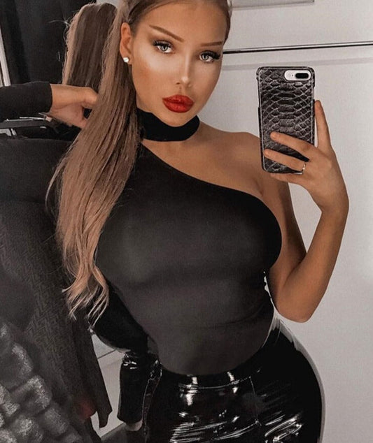 One Shoulder Bodysuit Bruna